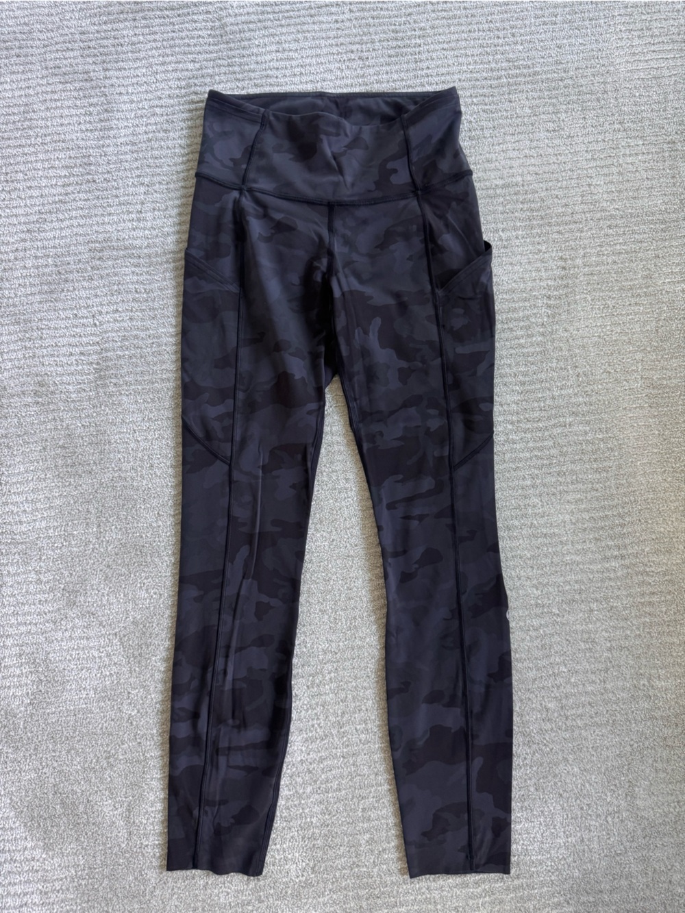 lululemon athletica Black Camo Leggings